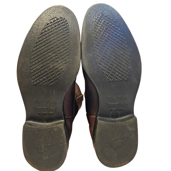 Red Wing Mens Size 13 EE Wide 1159 Pecos Brown Leather Super Sole Work Boots USA - Picture 11 of 15